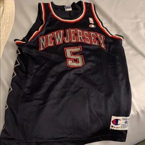 New Jersey basketball jersey